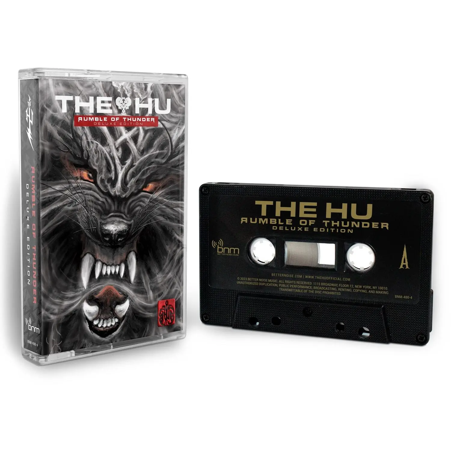 The HU - Rumble of Thunder Deluxe 2023 Edition Heavy Metal Band Release Colored Cassette Tape, Audio Cassette Tapes, Audio Tape
