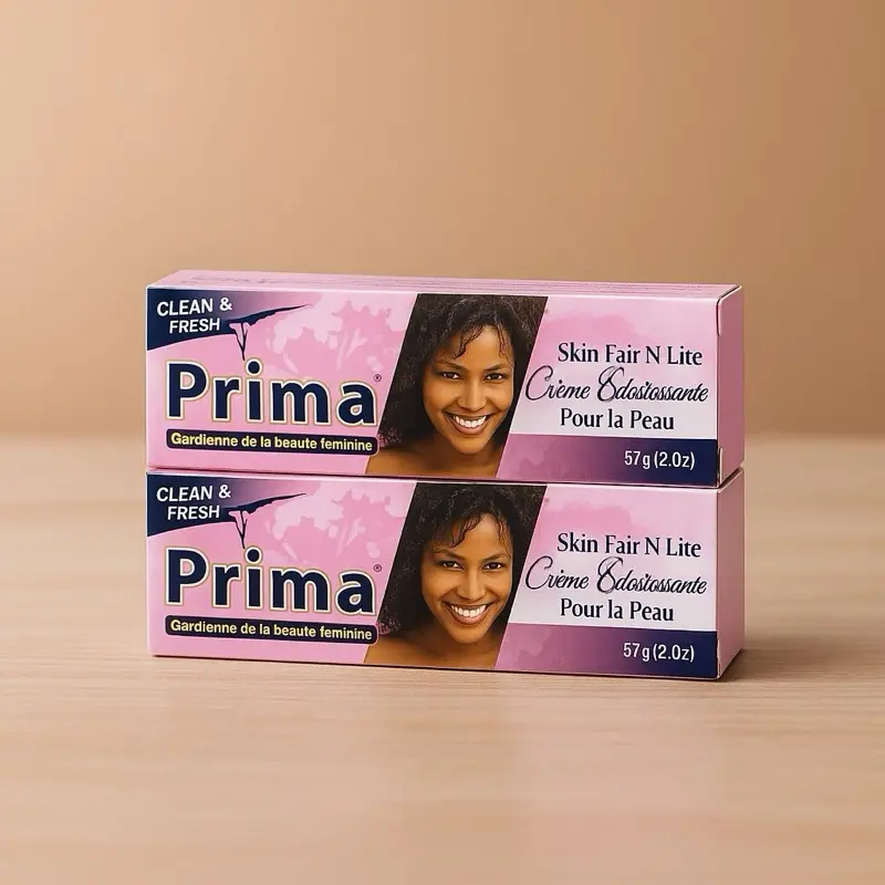 Prima Cream for Face and Body Skin Fair N Lite Creme Edoussance Pour la Peau 57g Clean Fresh