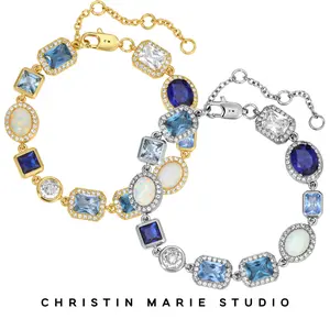 Azul (Blue) Solstice Gemstone Bracelet (Unisex)