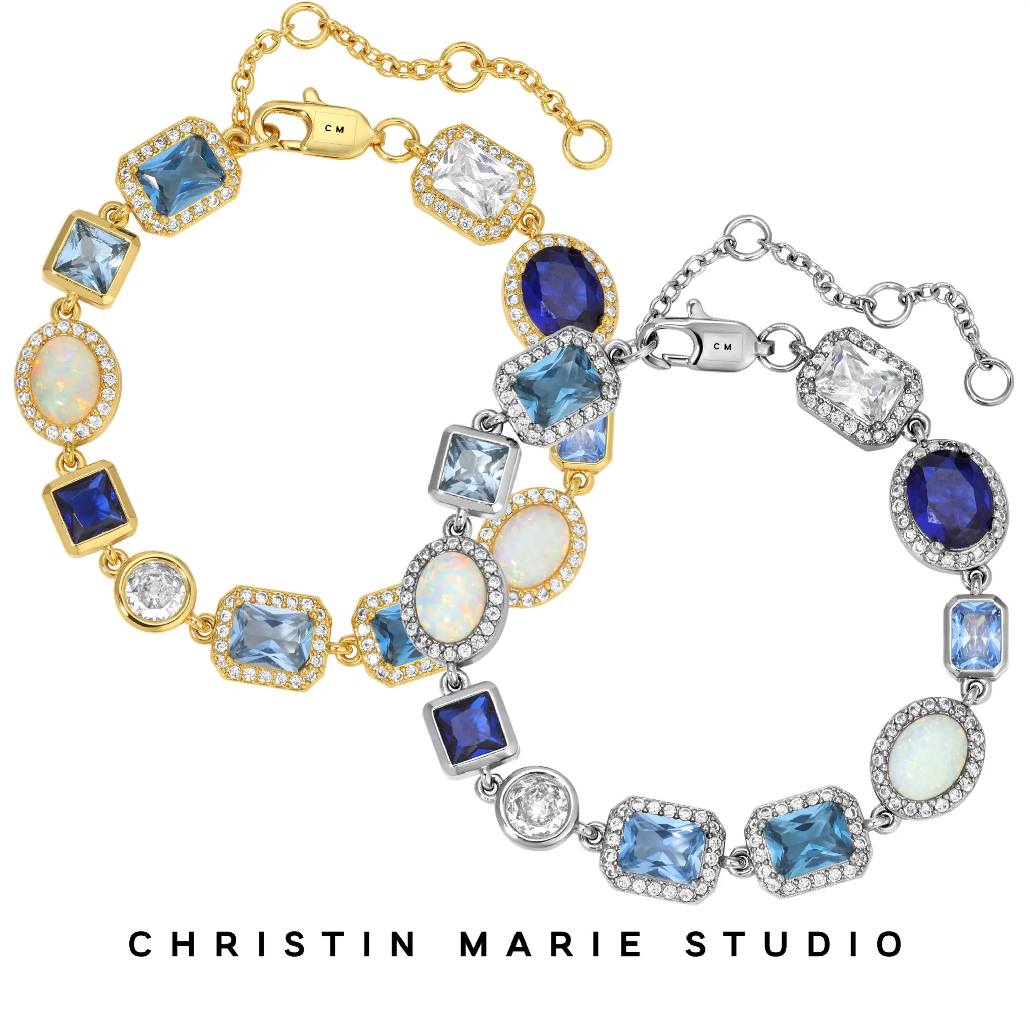 Azul (Blue) Solstice Gemstone Bracelet (Unisex)