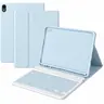 Keyboard Case for iPad 11th Gen A16 2025 & iPad 10th Gen 2022, Detachable Bluetooth Keyboard Cover with Pencil Holder, Square Keys, Pink,blue