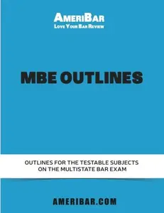 USED-MBE Outlines by AmeriBar Bar Review (Paperback)