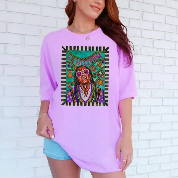 LILWEEZYANA Mardi Gras T-shirt