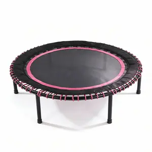 48" Mini Fitness Rebounder Trampoline, No-Spring Quiet Design, 450LBS Capacity, Indoor/Outdoor Low-Impact Cardio for Adults & Kids, Home Gym Exercise Equipment