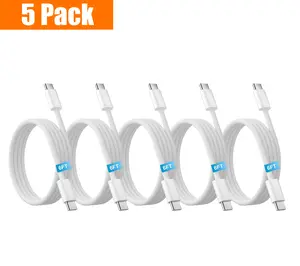 JOZASHON USB C Braided Cable 6FT USB C to USB C Cable 60W(3A) Nylon Braided Type C Fast Charging Cord for iPhone 16/16 Plus/16 Pro Max/15/15 Plus/15 Pro Max,MacBook Pro, iPad Pro Air, Samsung S24/S24 Ultra/S23 for Electronic Smartphone and Cellphone