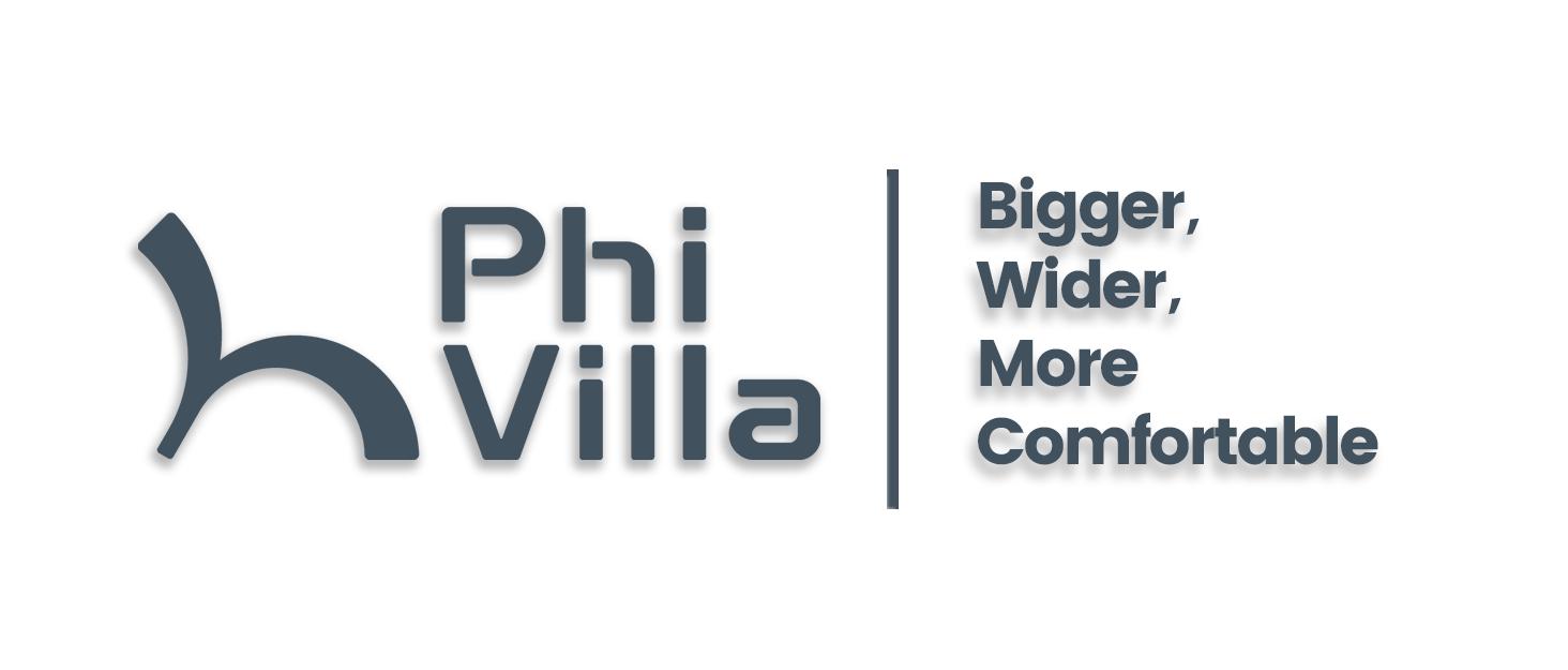 PHI VILLA 9ft X 12ft Cantilever Patio Umbrella with 360° Rotation, Heavy Duty Hydraulic Double Umbrella Windproof for Outdoor Use, Summer's Day