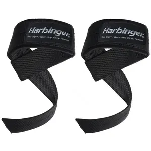 Harbinger Big Grip No-Slip Padded Weight Lifting Straps