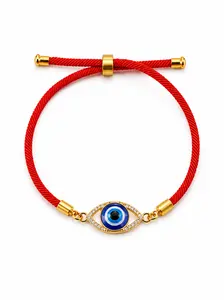 Evil Eye Bracelet for Women Men, Adjustable Red Cord Nazar Charm Bracelet, Blue Protection Amulet Jewelry, Lucky Spiritual Bracelet for Newborn Babies and Expecting Moms, Stackable Friendship Bracelet, Boho Y2K Coquette Lucky Charm, Family Protection Gift