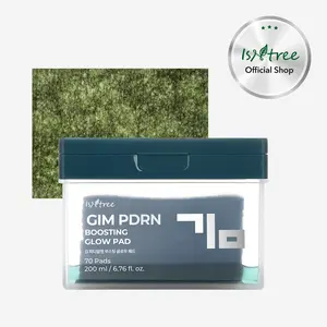 [isntree Official Shop] GIM PDRN Boosting Glow Toner Pad 70 Pads - Hydrating and firming dual-sided toner pads with Seaweed PDRN, Korean Skincare