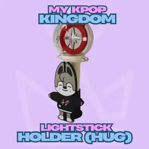 My Kpop Kingdom Light Stick Holder - HUG Version, Desk and Shelf Stand