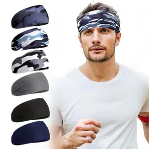 6 Pcs Sports Breathable Sweat Wicking Headband Fitness Exercise Sweatband Fashion Accessories