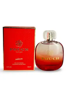 POUCH ADORE For Her Eau de Parfum Perfume, 3.4 Fl Oz, Fruity Floral Scent