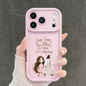 God’s Plan Phone Case for iPhone 17 17 Pro Max 17 Air 16 15 14 13 12 11 Soft TPU phonecase Shockproof Christian Faith Cute Girl Gift Smartphone Cover Phone Case TYJT260408009