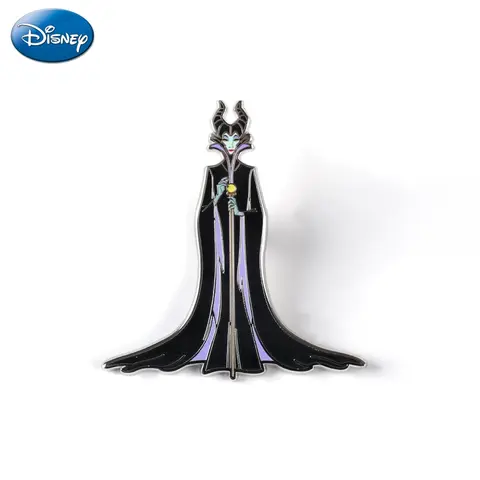 Disney Officially Licensed Maleficent Sleeping Beauty Enamel Pin, Cartoon Brooch for Clothing & Backpack Decor, Gift Idea, Durable Alloy Lapel Unique Accessory, Collectible Item