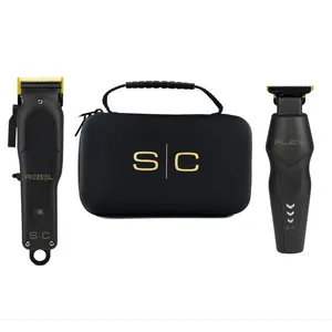 StyleCraft Super Set - Rebel Cordless Hair Clipper & Flex Cordless Hair Trimmer Set with Hair Trimmer and Hair Clipper Super-Torque Rotary Motor StyleCraft Super Set - Rebel Cordless Hair Clipper & Flex Cordless Hair Trimmer Set with Hair Trimmer and Hair Clipper Super-Torque Rotary Motor