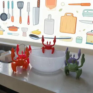 Silicone Spoon Rest, Creative Crab Design Heat Resistant Spoon Holder, Non-slip Spoon Rest, Cooking Utensil Holder, Kitchenware, Kitchen Accessories