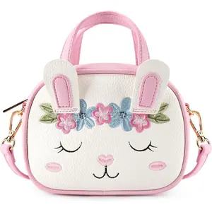 P-CPB021    Toddler Purse for Little Girls Handbags Kids Age 3-8 Bunny purse