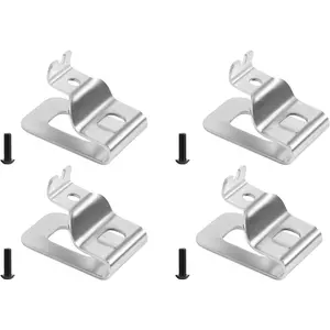 304 Stainless Steel Belt Clips for  with Screws, Drill Tool Clips Hook Kit Belt Replacement for  N268241 Compatible with 20V Power Tools DCD985 DCD980 DCD985L2 DCD980L2 (6)