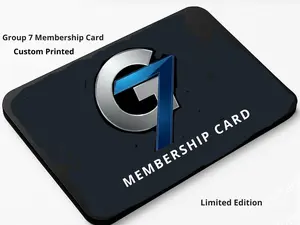 Group 7 Membership Card Custom Name TikTok Trend Collectible Personalized Gift for Members with Unique Handle and Member Since Date Limited Edition