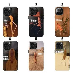 Marcus the Worm meme phone case – funny, viral & perfect for TikTok vibe lovers!, Durable Waterproof Case