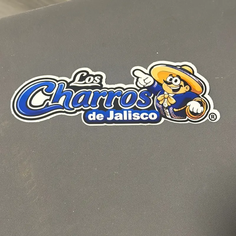 Los charros de jalisco sticker 8”x3”