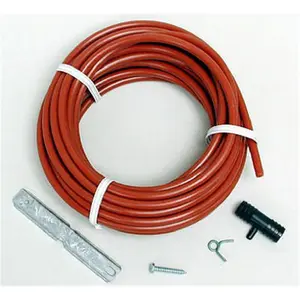 212 MAIN 5011 Bleed Off Kit by Dial Mfg - Sailing Water Sports Cooler Flush Accessory with Flexible Water Hose, Poly Tubing, and Tee Clamp Kit