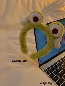 Women's Frog Plush Headband, Cute and Elegant, Perfect for Makeup, Masks, Daily Commute, Parties, Fall Winter Accessories