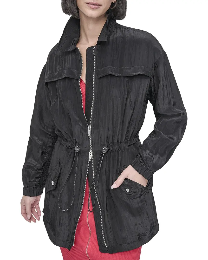 DKNY Textured Anorak Jacket