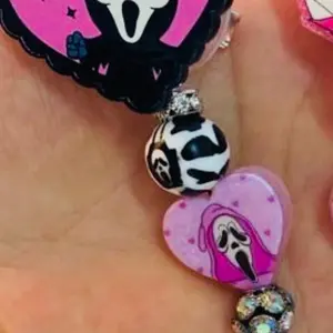 Badge Reels with focals and beads