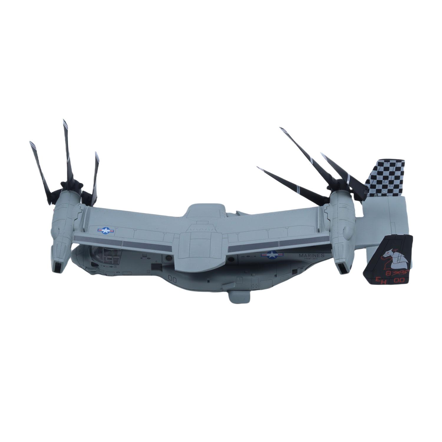 1/72 Scale V-22 Osprey Tiltrotor Attack Aircraft Die-cast Metal Military Aircraft Toy Model, Perfect As A Christmas Gift, Birthday Gift, Or For Collection And Display For aviation Enthusiasts. Collector Set