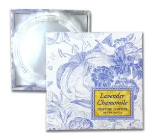 Greenwich Bay Dusting Powder – 4oz Lavender Chamomile Dusting Powder with Puff for Women – After Shower Body Powder – Natural Fragrance Dusting Powder with Aloe, Shea Butter, Jojoba