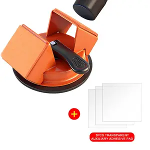 Floor Gap Repair Suction Tool, 45 Degrees Beveled Surface, Professional Home Tools Kit, Includes 3 Transparent Auxiliary Floor Pads