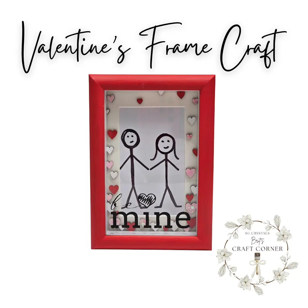 Brit's Valentine Frame Craft