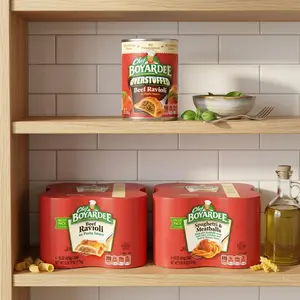 Chef Boyardee Variety Pack – Spaghetti & Meatballs, Beef Ravioli, and Overstuffed Beef Ravioli, 14.5–15 Oz Cans