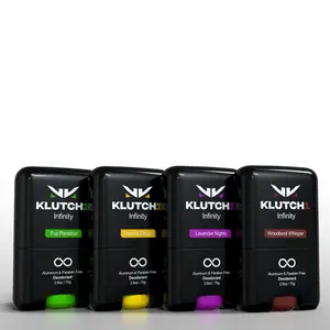 Klutch1 | Refillable Natural Deodorant for Men & Women, Enriched with Organic Sugarcane Enzymes for Effective Odor Control, Aluminum & Baking Soda Free |