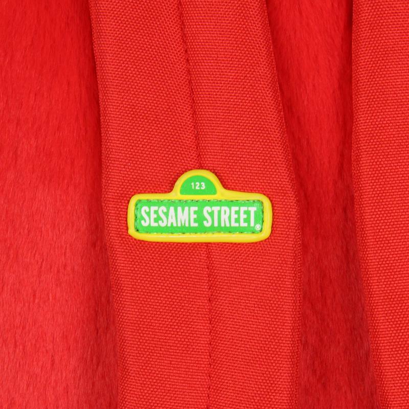 Sesame Street Plush Furry Elmo Smile Face 12 Inch Backpack For Daily Use