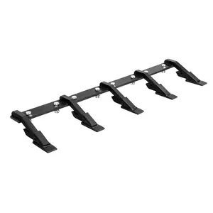 Summervibes VEVOR Bucket Tooth Bar, 46 in Heavy Duty 5 Teeth Tractor Bucket Bar for Loader Tractor Loader Skidsteer, 4560 lbs Load Capacity, Bolt On Teeth Bars for Buckets Protection Efficient Soil Excavation
