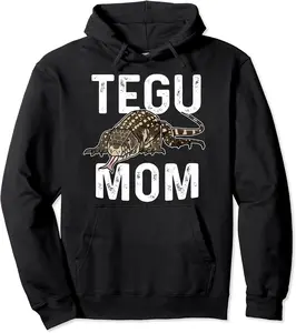 Funny Argentine Black White Tegu Mom Gift Huge Lizard Gift Pullover Hoodie - Ronniemu Shop 77B08TNN5LC1