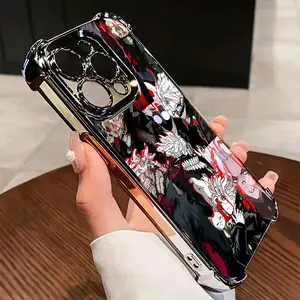 Okarun Anime Dandadan Phone Case for iPhone 17 16e 16 15 14 13 12 11 Mini Pro Max Air X XR XSMAX 8 7 Plus Anti-Fall Transparent Soft TPU Back Cover with Full Coverage Protection & Cartoon Design