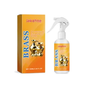 Jakehoe Brass Polishing Cleaning Spray Decontamination Polishing Bright Gentle Maintenance Brass Care Spray Household