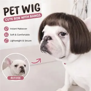 Cute pet wigs, fun wigs, suitable for festivals, Halloween costumes, Valentine's Day gifts