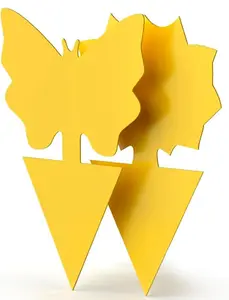 Sticky Insect Traps 40 Pcs - Gnats Fruit Fly Traps for Indoors House   Yellow Double-Sided Sticky Insect Catchers Fungus, Fruit Flies, Whiteflies, Aphids, Leaf Miners  100% New, sealed, unopened box  Details in pics  Reg price $30 on amz  Pickup 77493