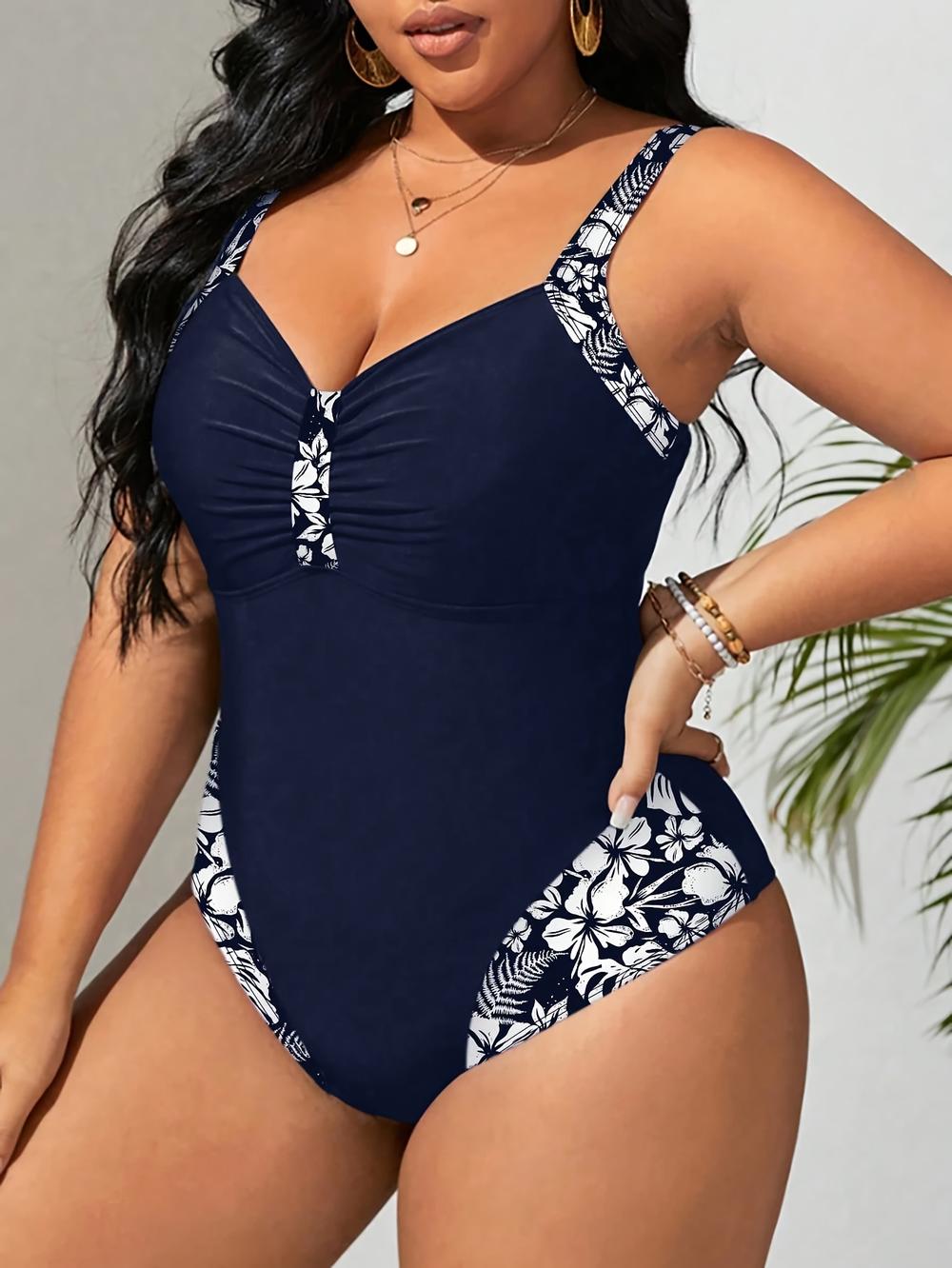 Plus Size Women One Piece Tummy Control Slimming Swimsuits Modest Bathing Suit Ruched Shapewear Swimwear 2026 bikini with faja bathing suits for the summer stylish swimwear high waist design cut back swimsuit Plus Size Women One Piece Tummy Control Slimming Swimsuits Modest Bathing Suit Ruched Shapewear Swimwear 2026 bikini with faja bathing suits for the summer stylish swimwear high waist design cut back swimsuit