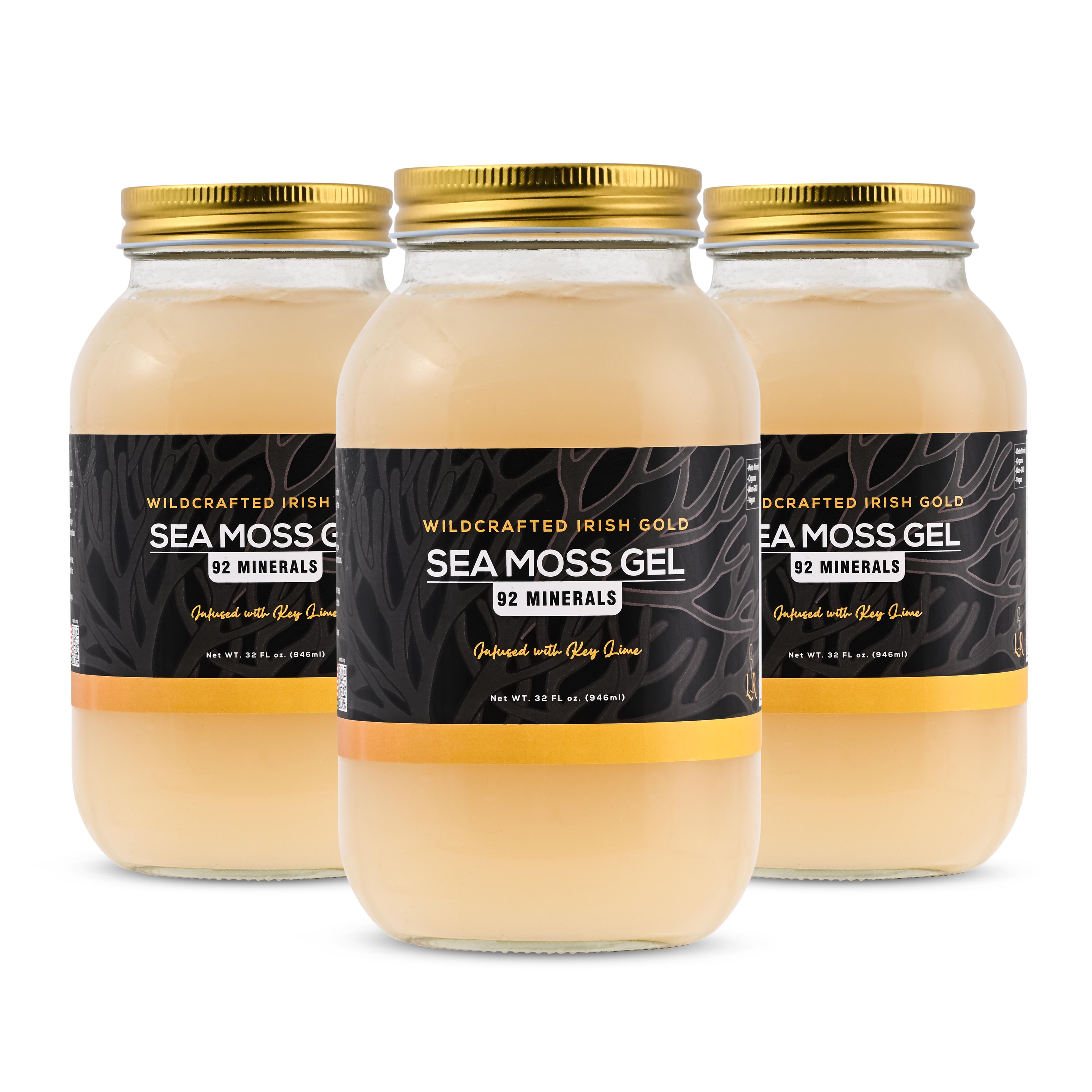 Irish Sea Moss Gel | Made in USA | Rich in Vitamins & Minerals | Sea Moss Gel Raw | Nutritional Supplement Healthcare Dietary