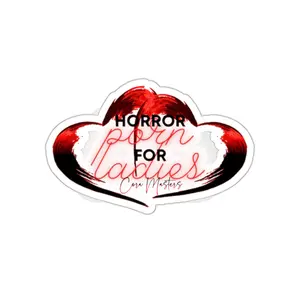 Horror P0rn For Ladies Cora Masters Kiss-Cut Stickers