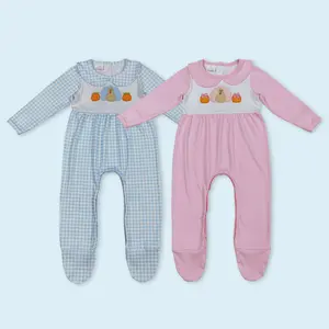 Thanksgiving Turkey Pumpkins Toddle Baby Fall Winter Romper