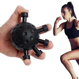 Finger Exerciser Trainer Hand Grip Strengthener Adjustable Power Training Hand Balls Gripper Exerciser Hand Strength Exercise Adjustable Forearm Strengthener