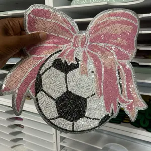 This a soccer chenille patch
