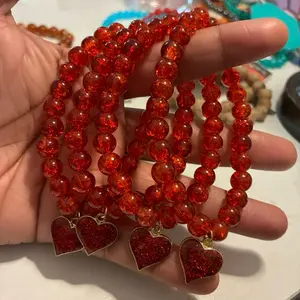 Kizzit- red heart bracelet (1)