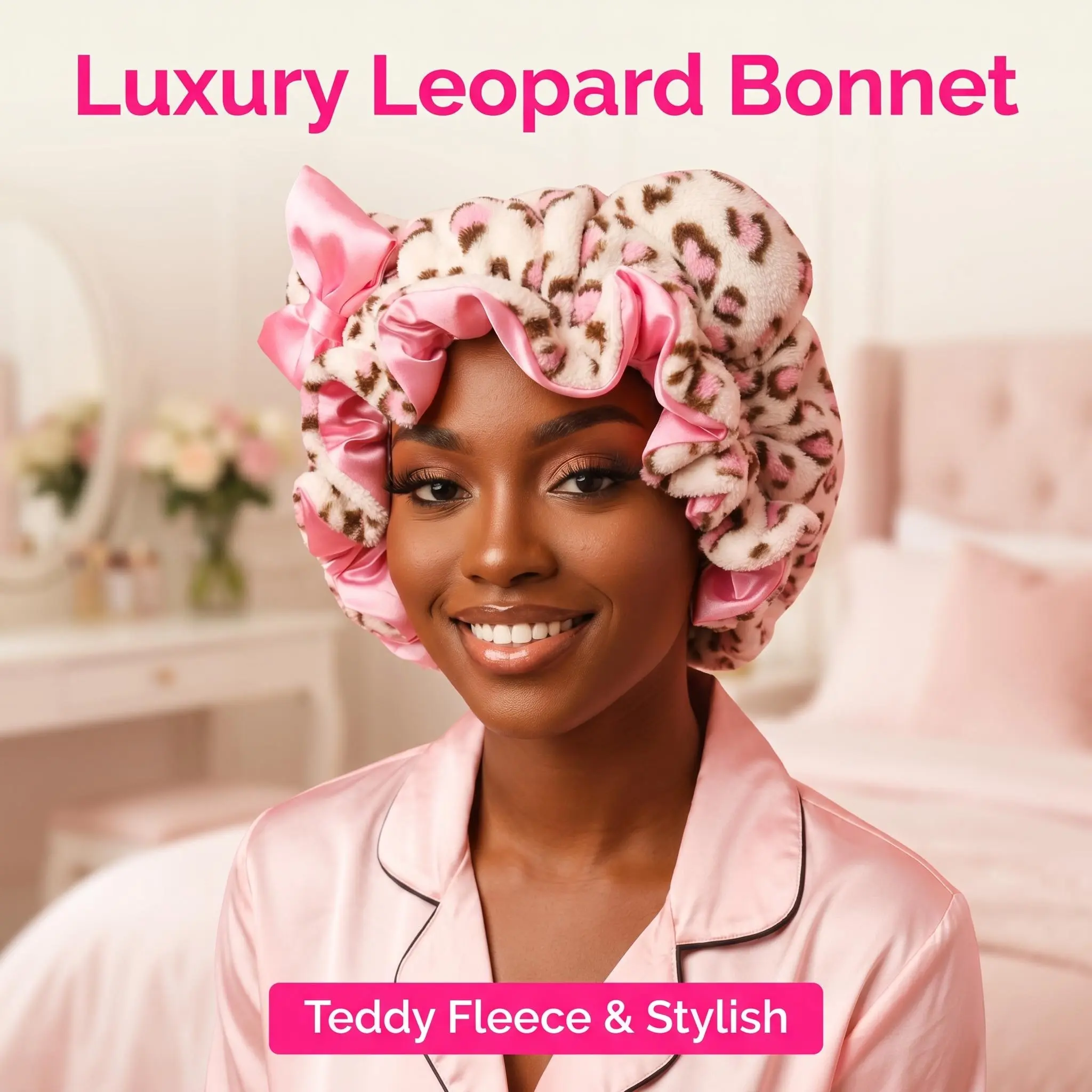 Leopard print striped plush 3D cat ear hair band headband for women, face-washing hair tie, wristlet, and waterproof sleeve accessory, Elastic Bow Headbands